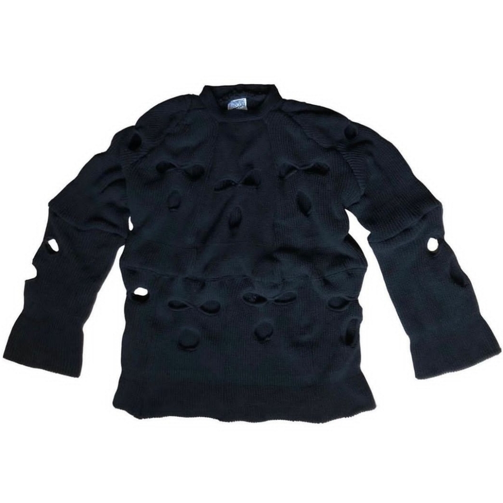Lasher Felix ski mask knit destroyed